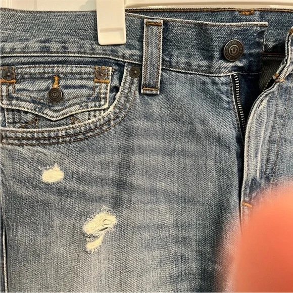 True Religion Men's Vintage Blue Relaxed Slim Jeans
